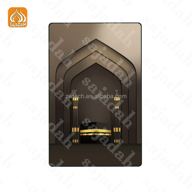 Sajadah DT1707 Kid Prayer Mat Wholesale Kaba Prayer Rug Electronic Turkiye Foldable Portable Muslim Islamic Toy Guran Lamp