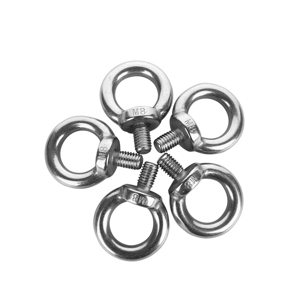 Hot seller  DIN 580 Eye Bolt Galvanized Lifting Ring Shoulder Eye Bolt carbon steel stainless steel