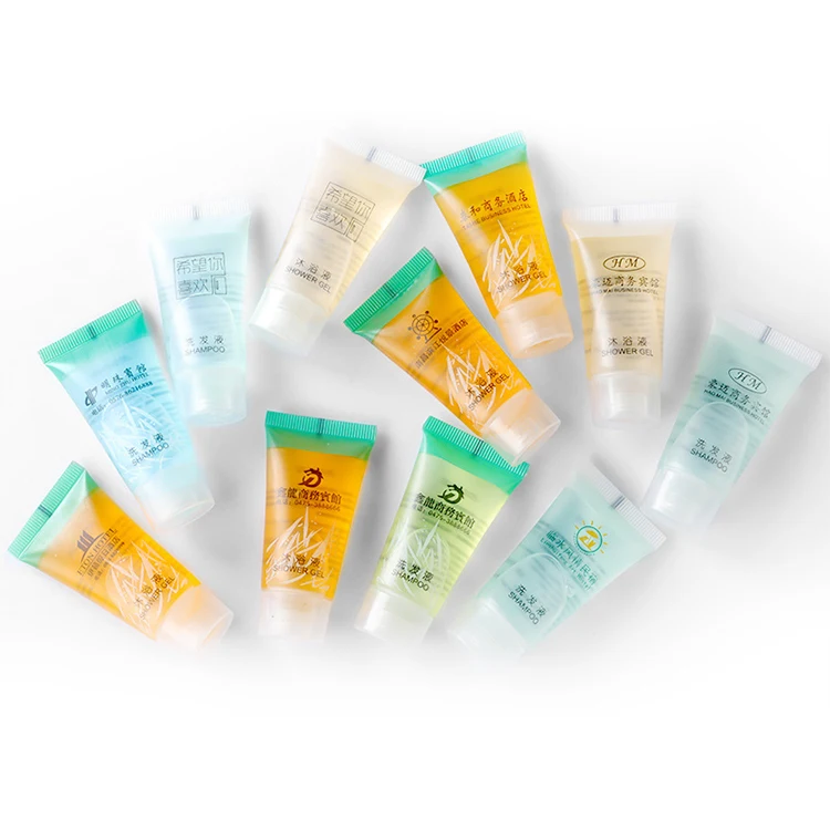 Online shop welcomed star hotel disposable white tea shampoo eco shower gel hotel amenity set