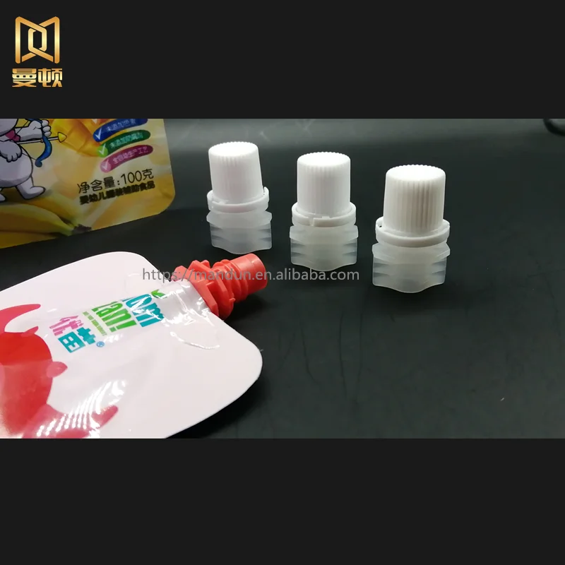 plastic spout cap for doypack pouch breast milk bag with cap doypack nozzle cap lids, bottle caps, closures