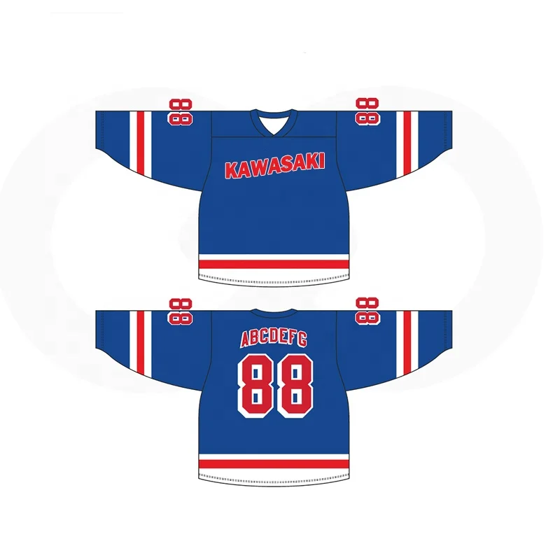 Ice Hockey Jerseys Design Yourself Print China Custom Team Name Customized Color Sublimation Heat Printing Shirts & Tops Unisex