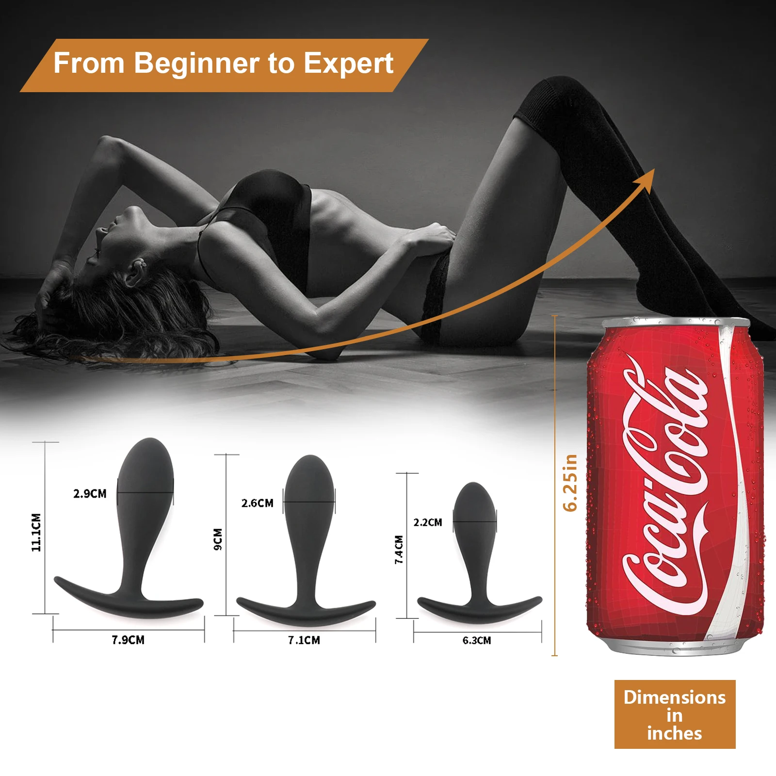 Sexbay 2024 Appearance Patent 3 pieces a set of silicone butt plug sex toys Anal plug men and women can be customized