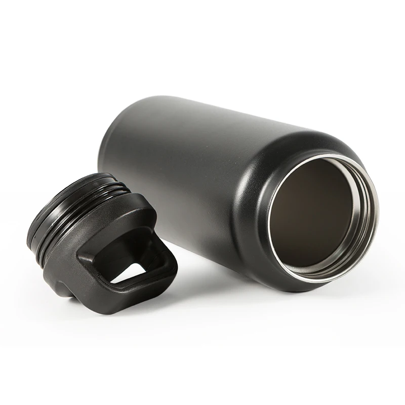 Stainless Steel Double Wall Vacuum Portability Hot Wide Mouth Water Bottles Steel Insulated Water Bottle Outdoor Water Bottle