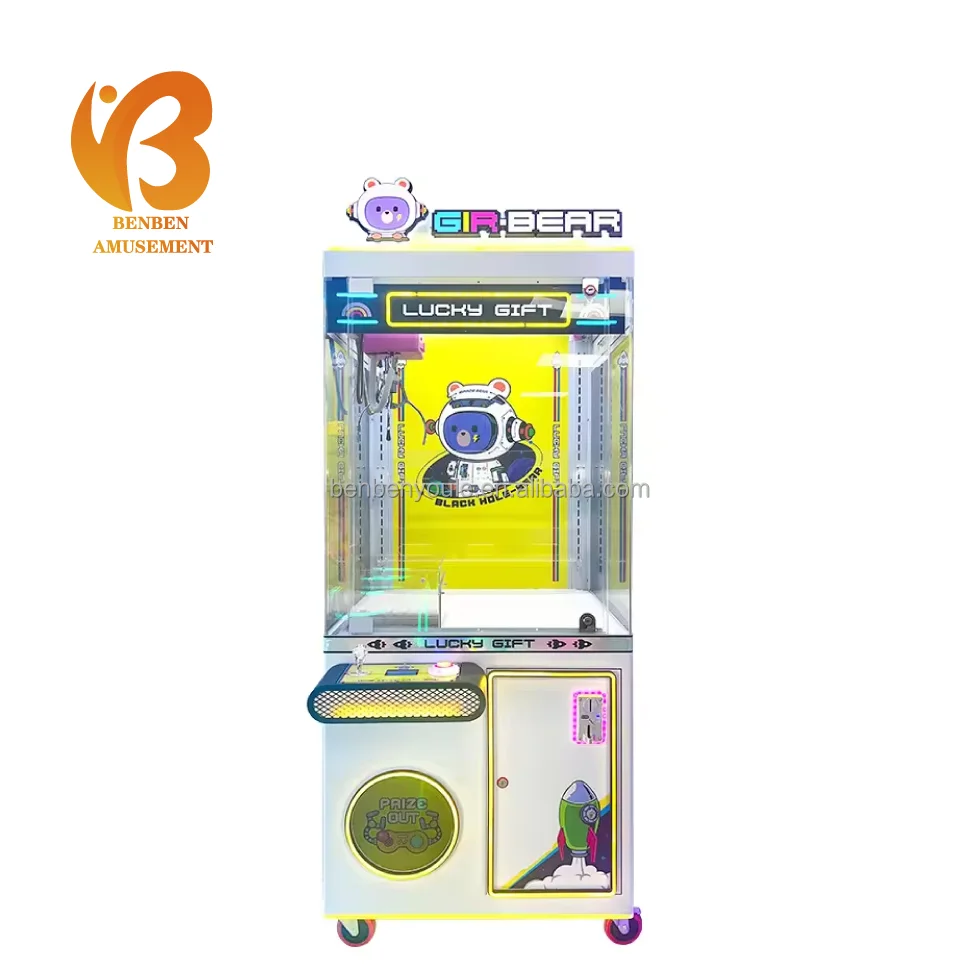 Factory Direct Supply Plush Doll Crane Machine Playground Game Center Coin Operated Crane Claw Machine For Sale