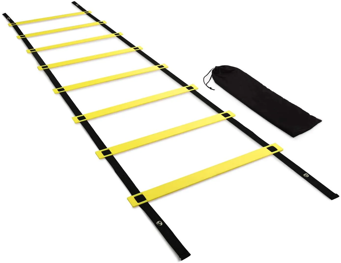 Ultimate Agility Ladder Speed Training Equipment - 8, 12, 20 Rungs with Multi Colors - Speed Ladder for Kids and Adults