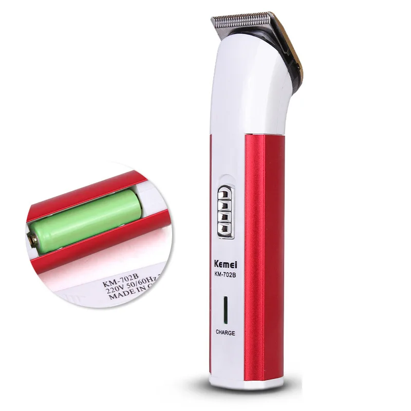 
Kemei KM-702B professional household electric hair clippers wholesale electric hair clipper factory direct razor blade mixed bat 