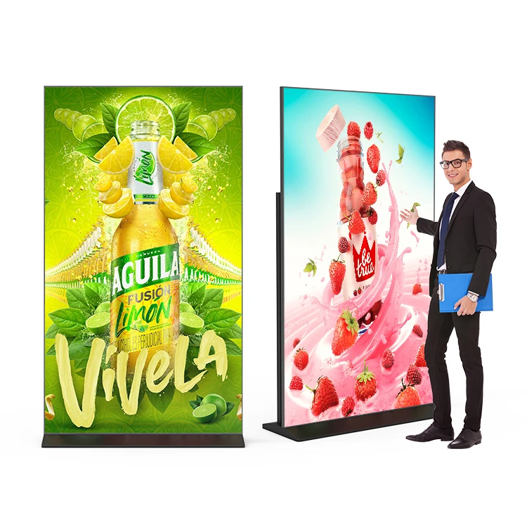 Factory Price Original 55 75 85 100 inch CMS software remote control Indoor Outdoor Lcd Digital Signage With A Grade Panel