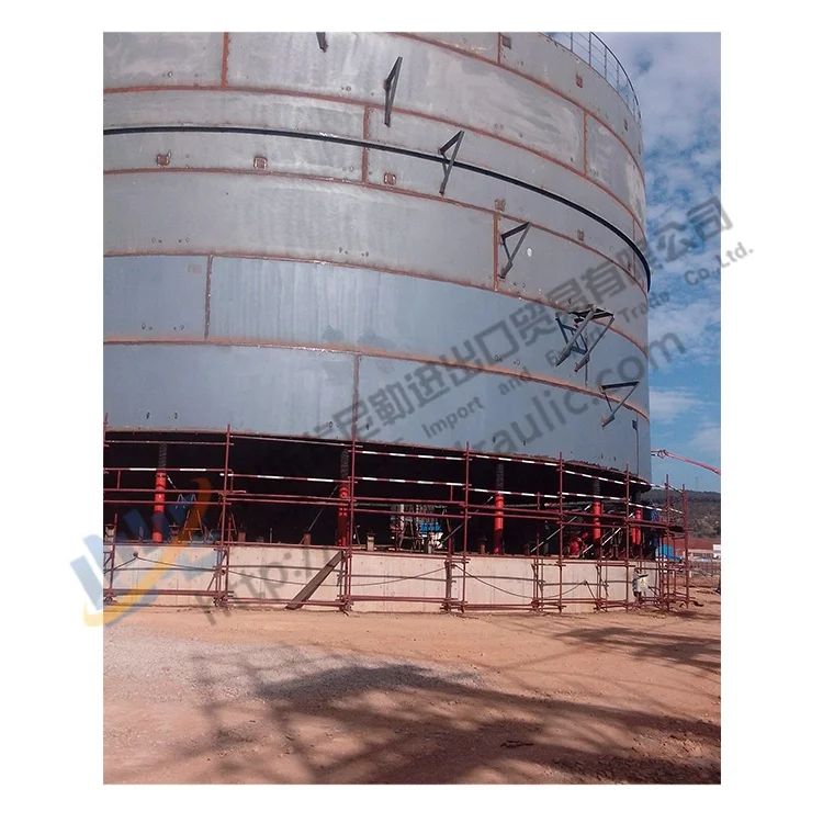 500 ton 1000 ton oil tank construction double action hydraulic cylinders and pump