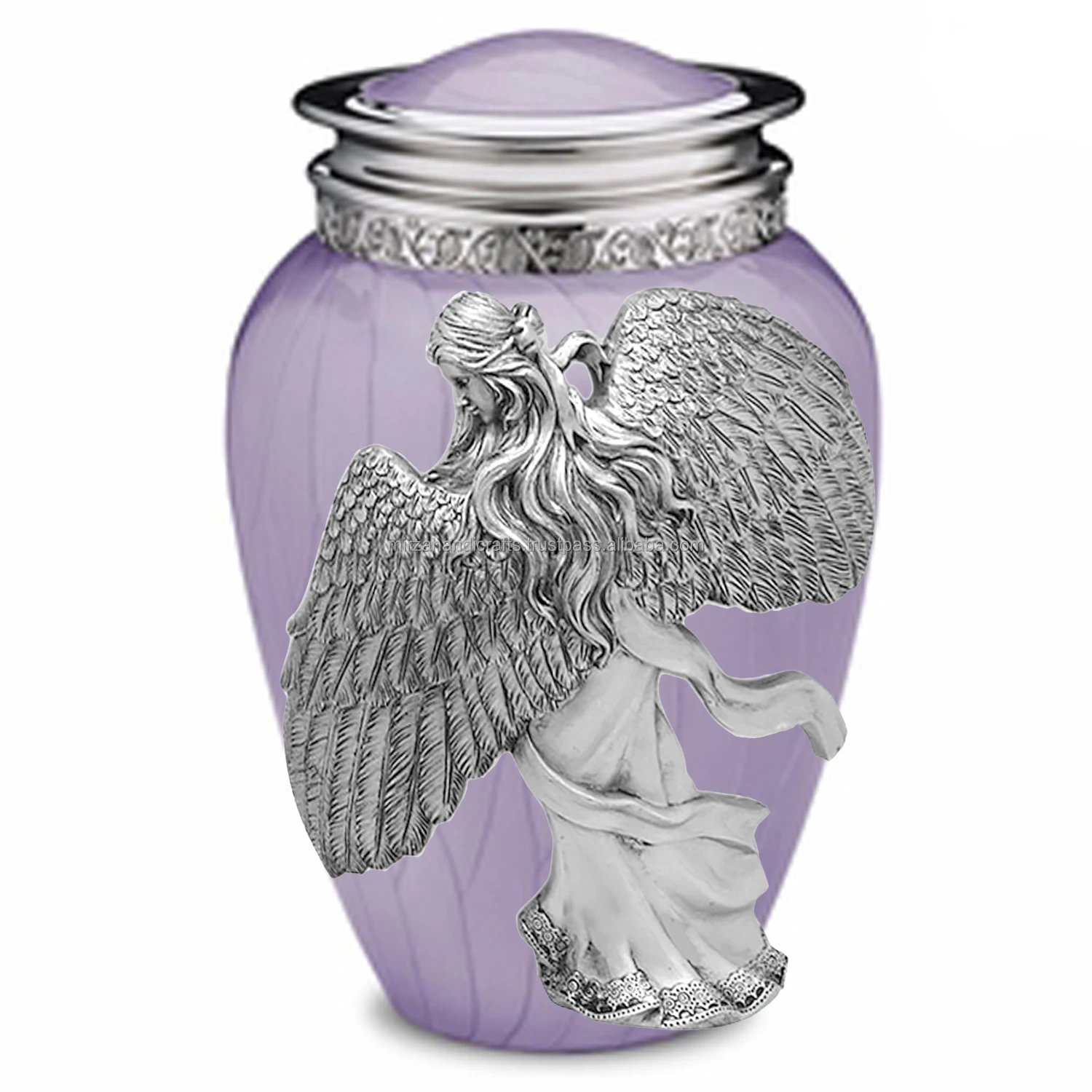 Classic Angel  Cremation Urn Wings of an Angel Cremation Urn stands in a flowing gown for Human Ashes