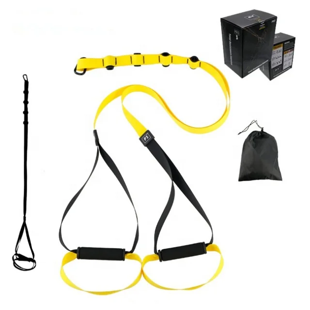 Realsin Custom Unisex Fitness Band Elastic Spring Suspension Exerciser Yoga Home Gym Belt