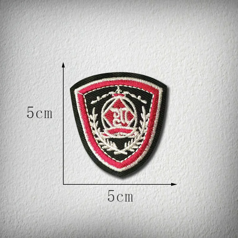 Bulk wholesale 3d custom embroidered embroidery patches sew iron on for clothing