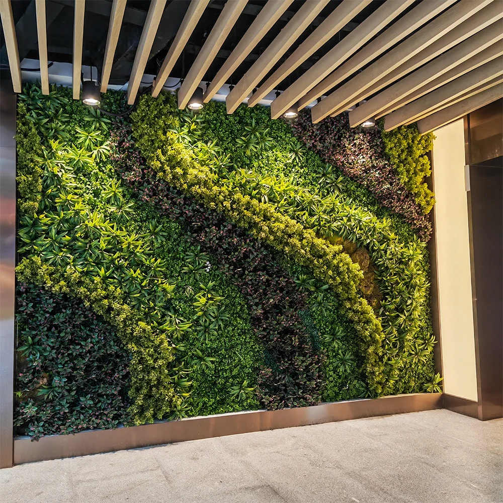 Artificial plant artificial flower Artificial Grass Wall Panels Backdrop Boxwood Panels