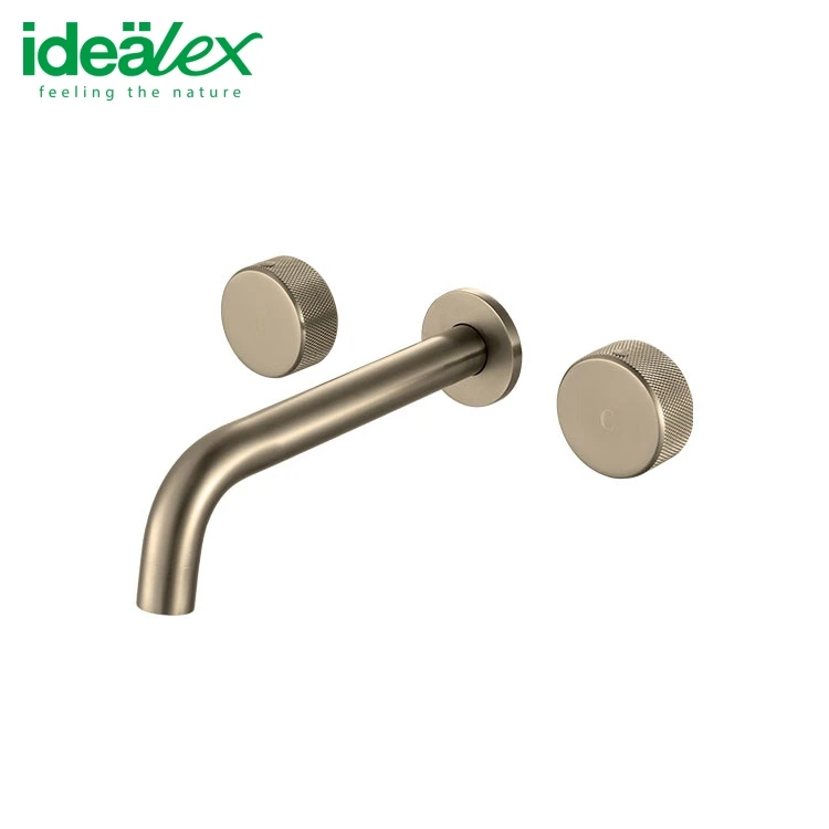 Ares Idealex Wall Mount Antique Cheap Price Basin Tap Faucet Single Faucet black Basin Mixer Faucet for Bathroom Hotel Villa