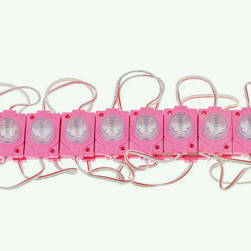 110V 220V 12v Side light modules for  advertising box 2W 3 led injection module smd ABS Edge led point light