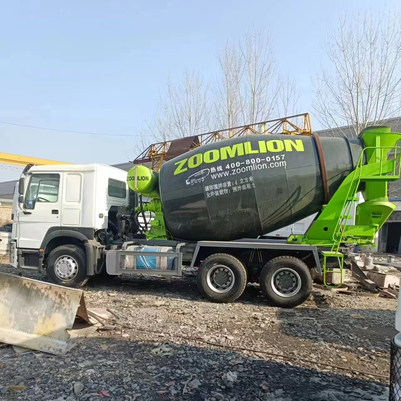 SINOTRUK HOWO Second Hand 6x4 Cement Mixer Truck Euro 2 Mobile Concrete Mixing Machine 10 CBM Concrete Mixer Truck For Sale