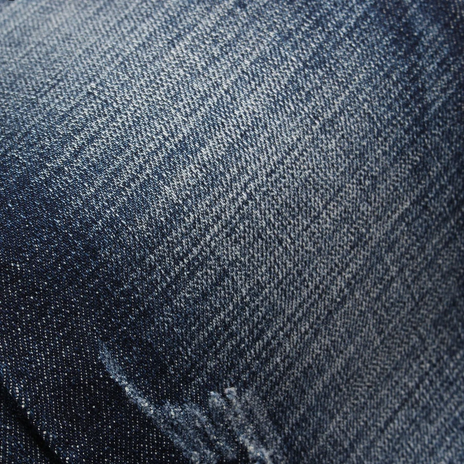 12.7 Oz Denim Fabric High Quality With Crosshatch For Jeans Dark Blue Wholesale Fabric Stocklot Raw Denim