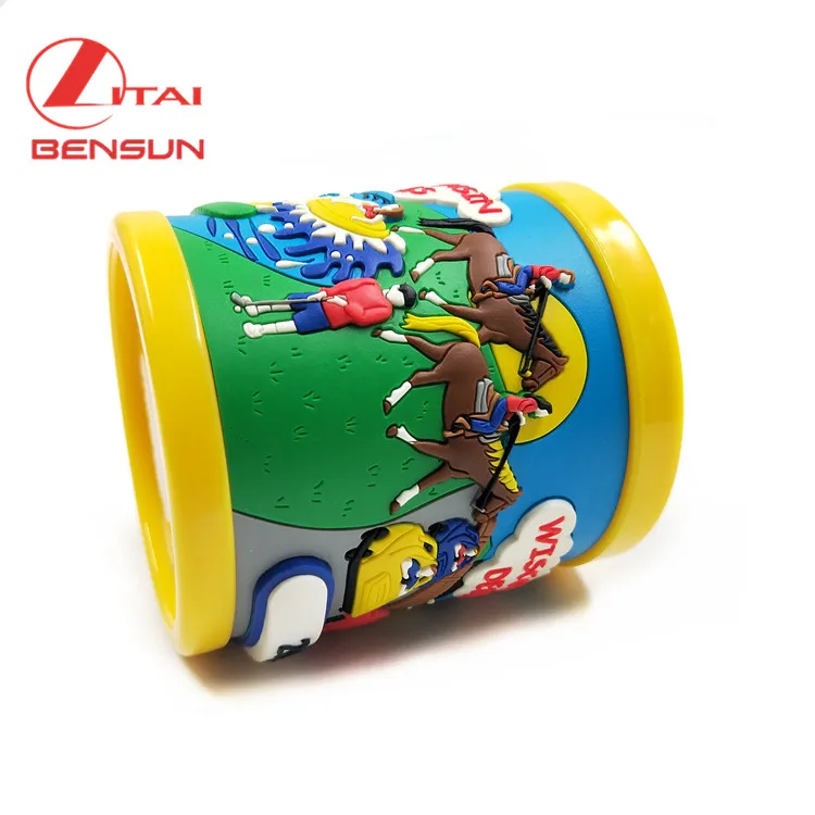 2024 Wholesale Unique Design Custom Promotion Cute Kid Cartoon ABS PVC Mug Cup