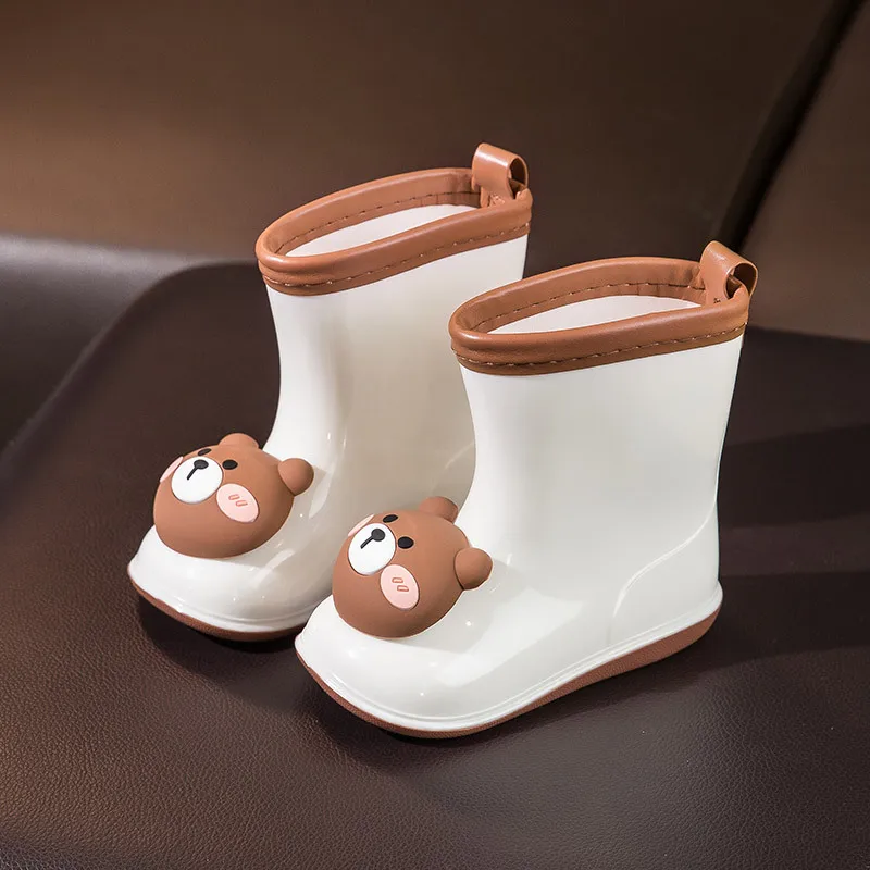 2022 new style 3d cartoon  gum rain boots kids children waterproof girl boy rain water shoes