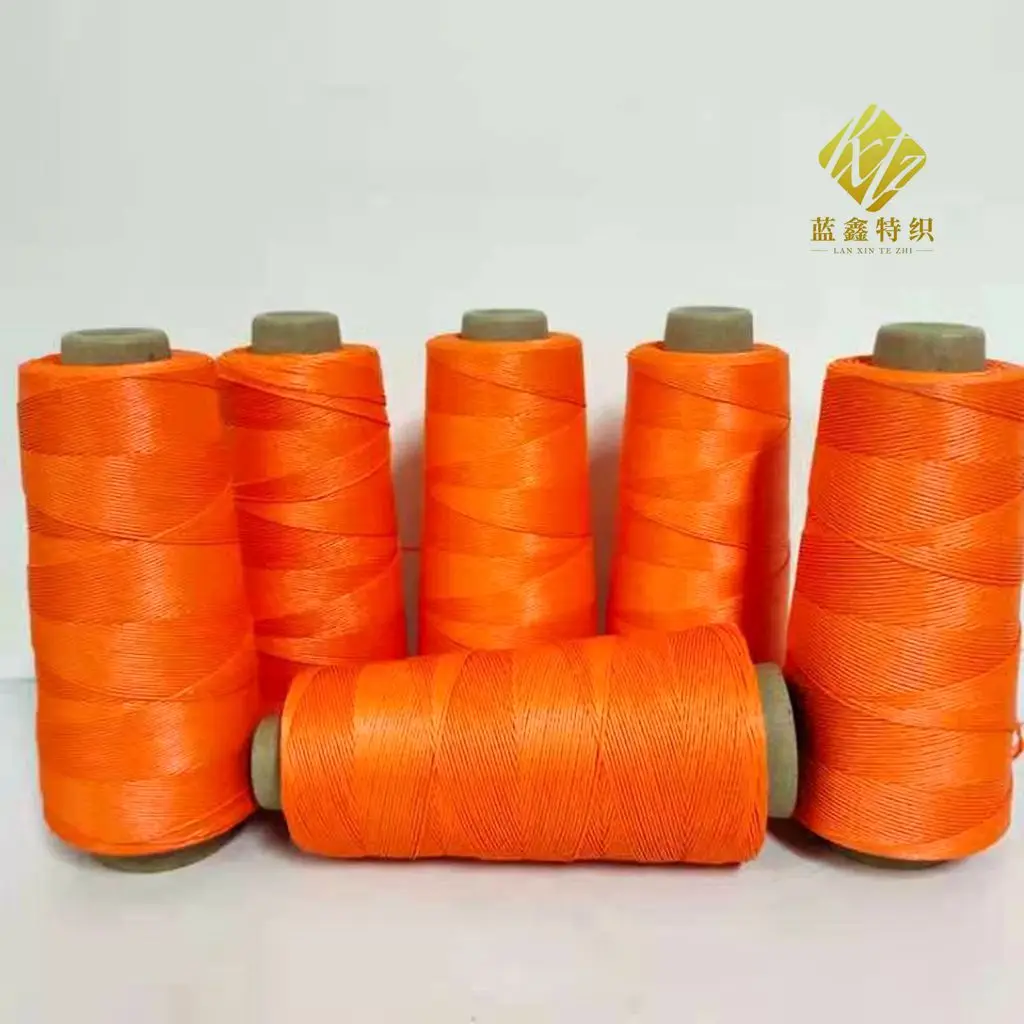 Factory Design Nice-looking 1600D Uhmwpe Fiber Filament Twisted Yarn 1600D Orange Dyneemas Fiber Twisting UHMWPE Twisted Thread