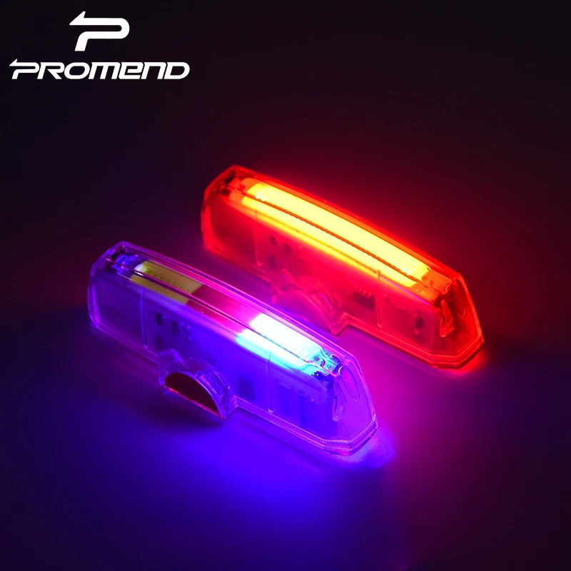 Promend USB chargeable Bicycle saddle Light MTB Road Bike cheap price Bike Rear alarm lights Usb charge Bike Rear Warning Lights
