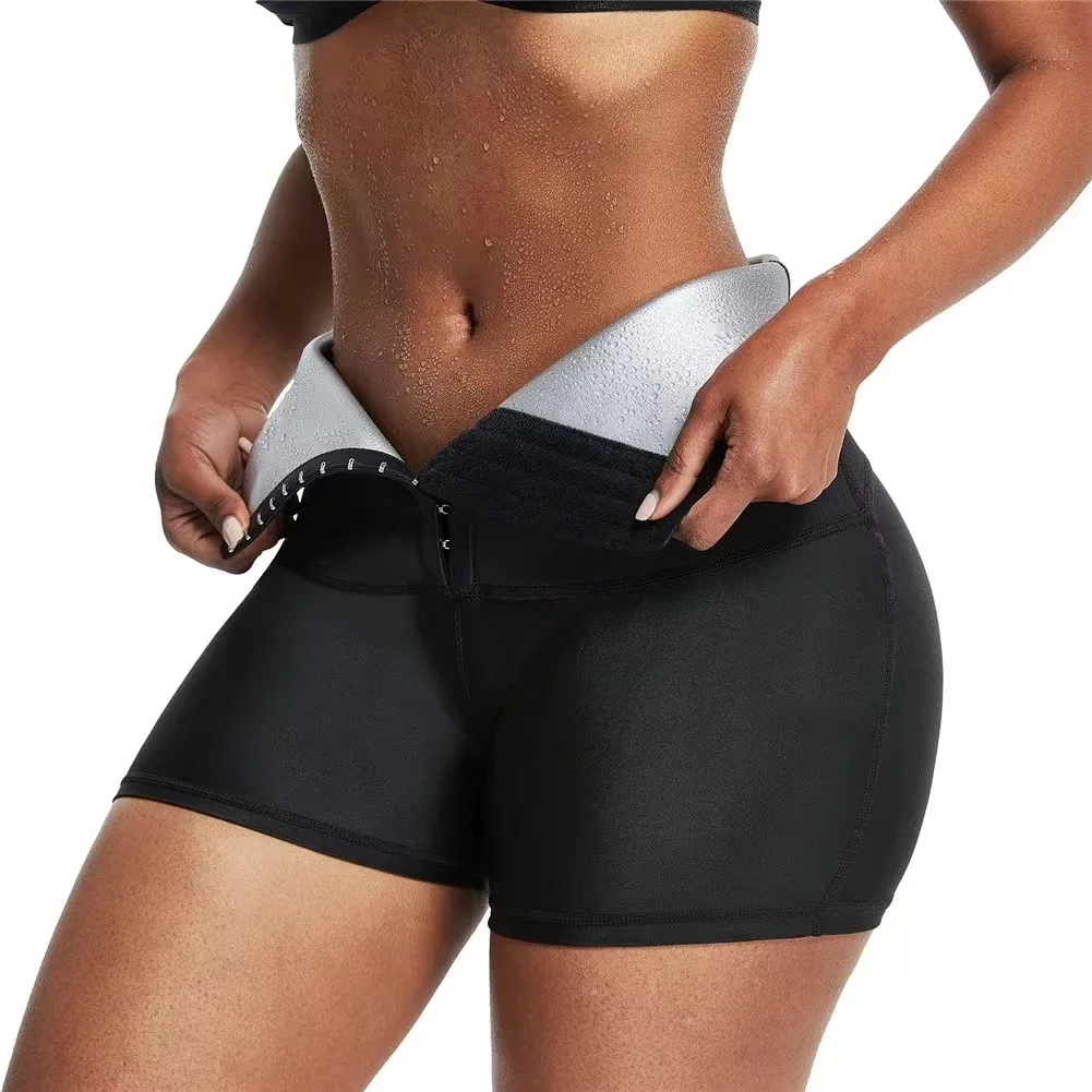 Neoprene Sweat Shorts Yoga Workout Fitness Tummy Control Sauna Sweat Shorts Loss weight Women Shapewear