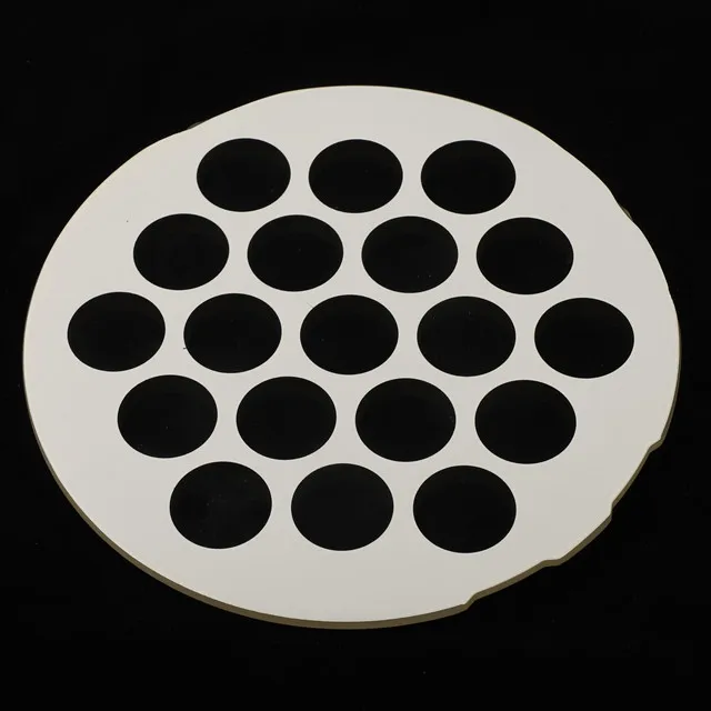 LED Light Customized CNC cutting irregular Round Step Tempered Cover Glass
