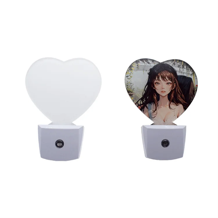 New sublimation blanks home decor intelligent induction wall acrylic led night lights