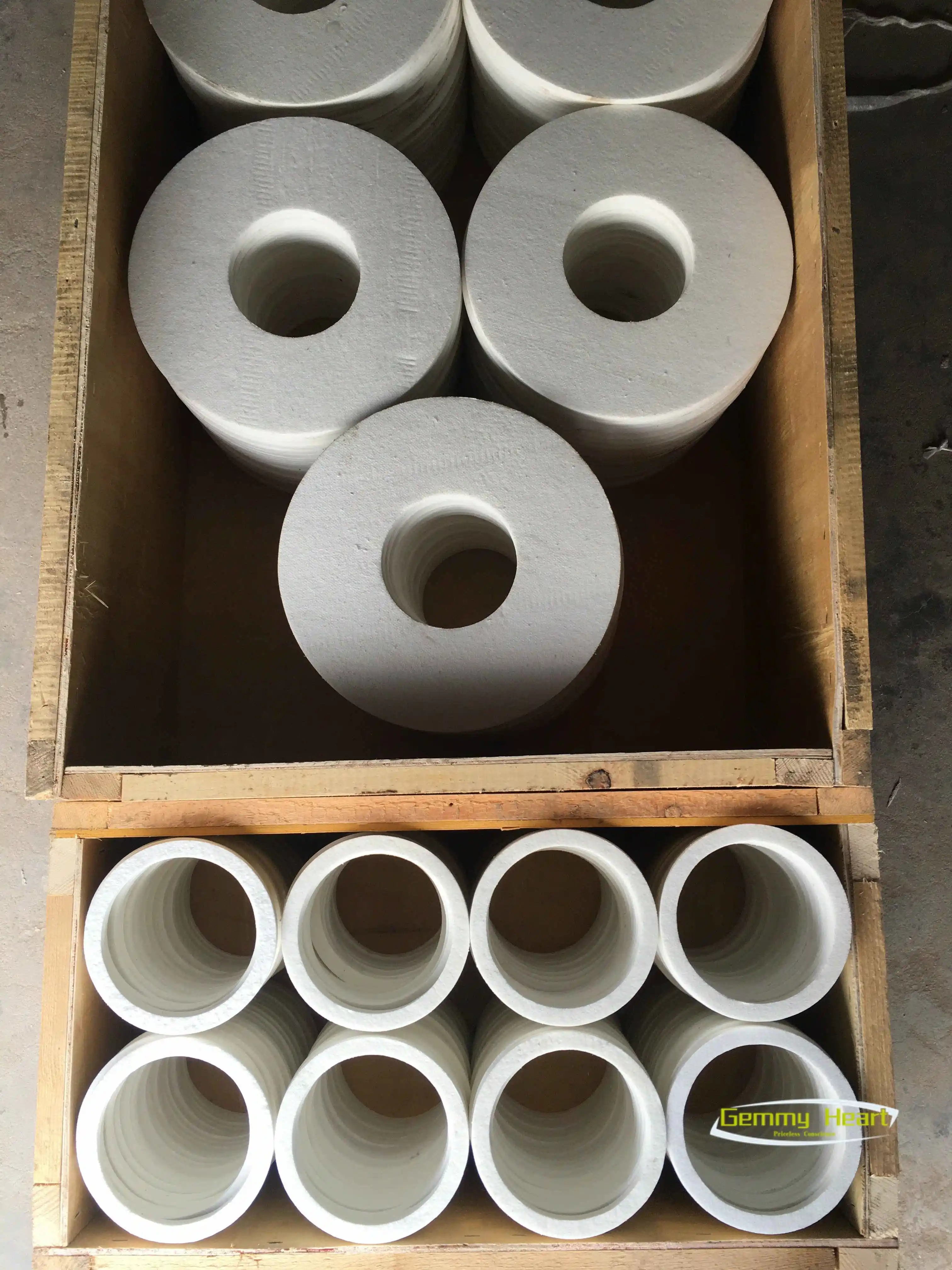 High quality low price thermal insulation fire resistant ceramic fiber gasket for wholesales Customizable and designable