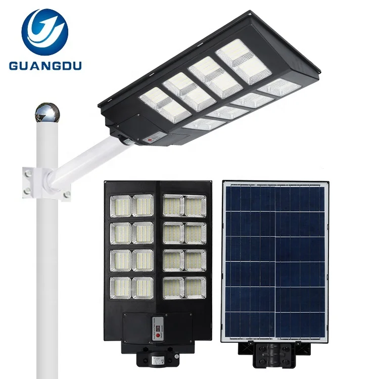 High Quality ABS All in One Integrated Ip65 Waterproof Outdoor 400W 500W 800W Solar Led Street Light