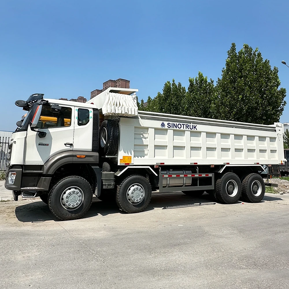Good Quality Factory Brand New 8*4 Truck Sinotruk Vehicle Howo Nx 380 400 Hp 8X4 12Wheeler 40 Ton Mining Dump Tipper Truck