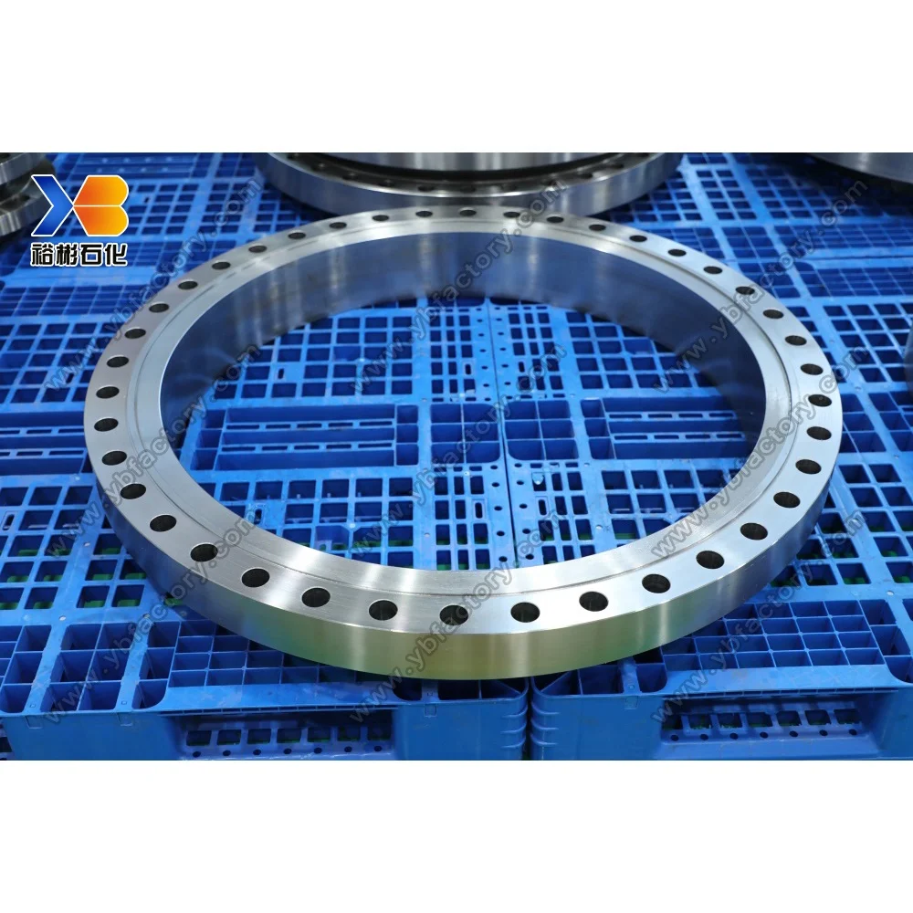 China Factory Large Size CNC Tube Condenser Pipe Fittings Custom Slip Flanges