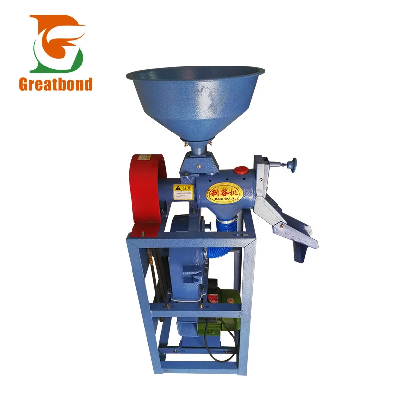 Greatbond Household Mini Combined Rice Milling Machine Rice mill machinery