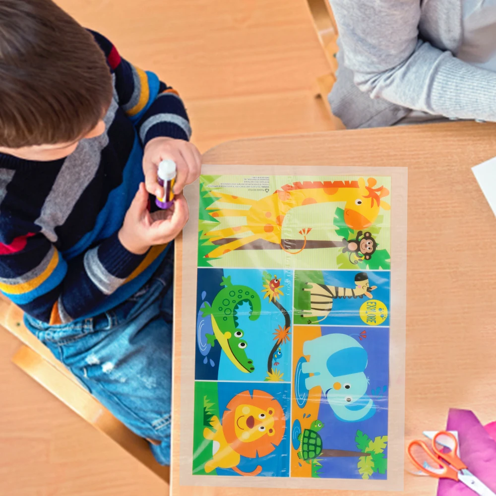Disposable Floor Cover for Children Splat Mat for Under High Chair Disposable Splat Mats