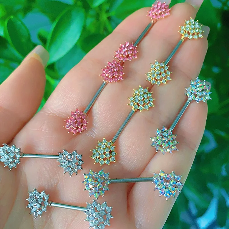 Gaby new heart nipple rings women butterfly design stainless steel nipple rings penis nipple ring body piercing jewelry