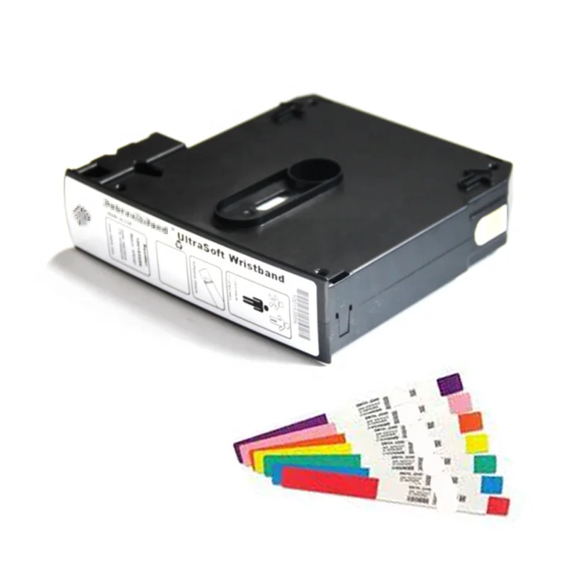 Hc100 10015355K Wristbands Cartridge for Zebra Printer 175pcs Zd510 Adult