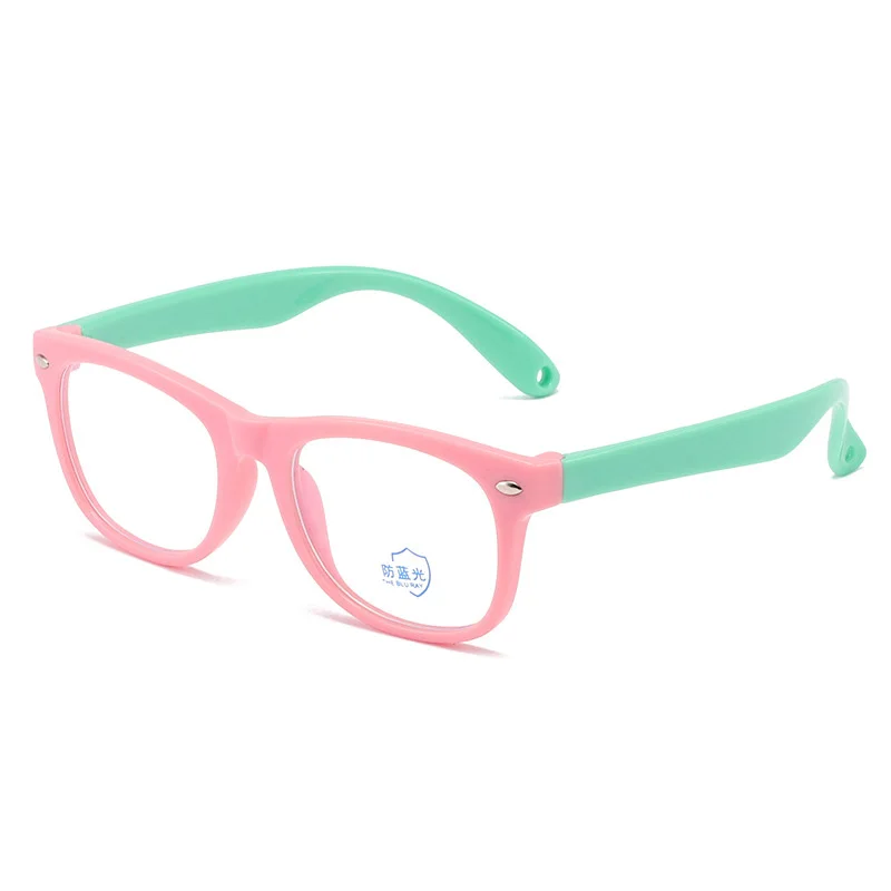 Flex tr90 silicone optical eye glasses frame kids eyeglasses frames