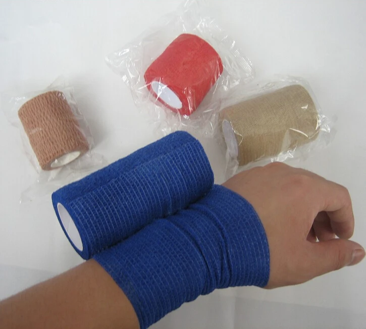 PP nonwoven fabrics rolls elastic self adhesive easy tear fabric with PP non woven fabric 100% polypropylene