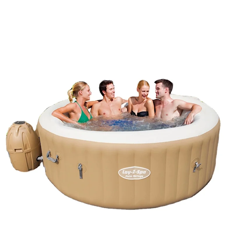 Amazon SPA Lay-z-Spa Palm Springs Premium Inflatable Hot Tub Spa for 6 -Person