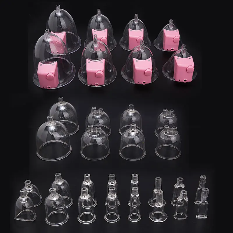 Electric Breast Pump Electric Breast Massager Vibrator Strong Vacuum Suction For Breast Therapy Cupping Guasha Massage