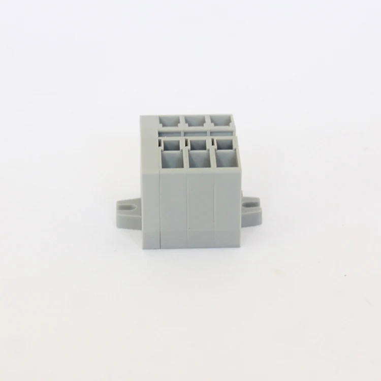 China Manufacturer Low Voltage Screwless Din Rail Terminal Block
