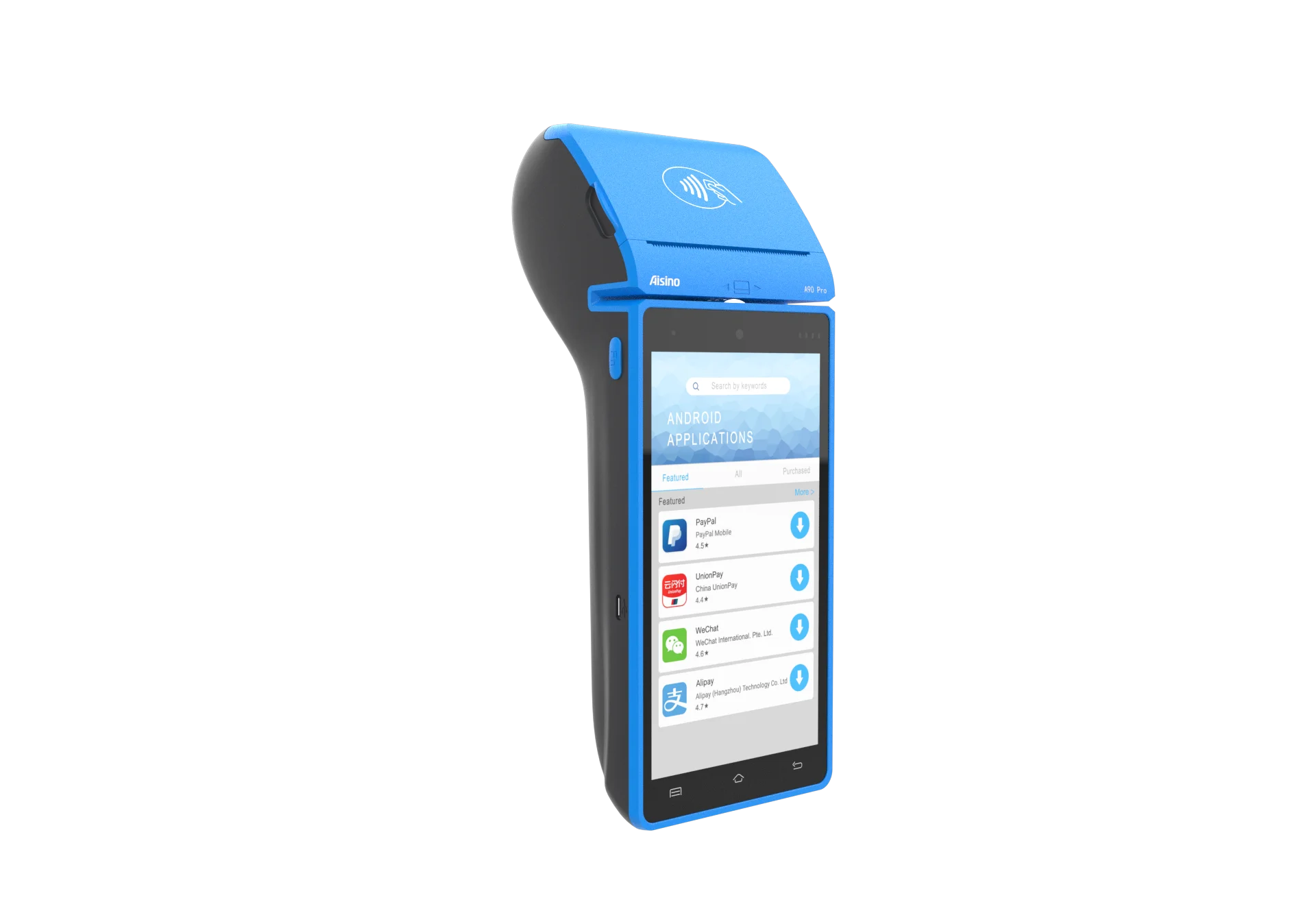 Handheld Hardware Android Printer POS Cashless Payment Terminal