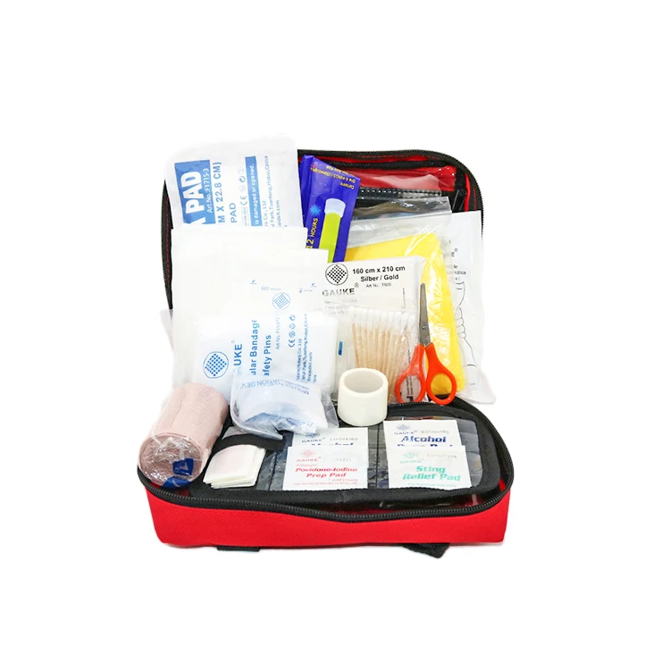 Wholesale Custom First Aid Kit Outdoor Emergency Kit Medical Bag with Medical Equipments Trauma Bags
