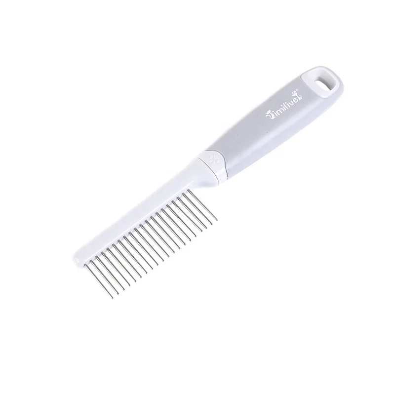 imilive Slicker Stainless Steel Needle Dog Cat Pet Hair Removal Massage Combs for Grooming
