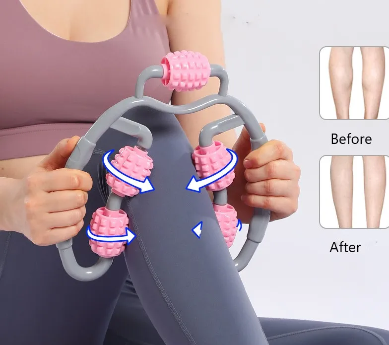 Ring clip small leg massage equipment weight loss mace multi-functional roller massage physiotherapy muscle relaxer machine