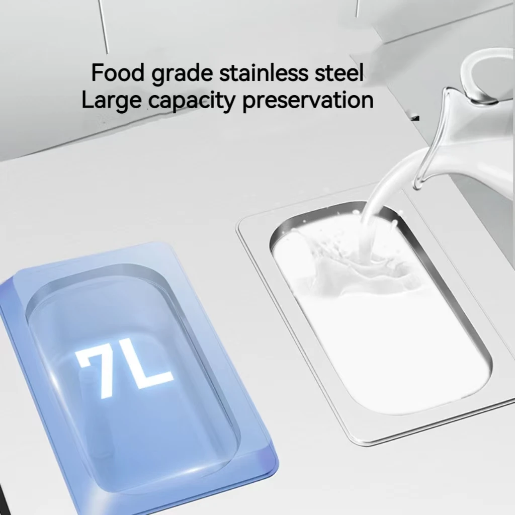 hot selling 3 flavor Floor Model machine ice cream with air pump  with double compressor system for sale