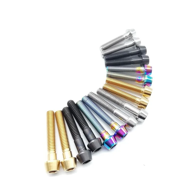 titanium bolt M5*18 hexagon socket head with washer GR5 Ti-6al-4v  titanium screw for bicycle
