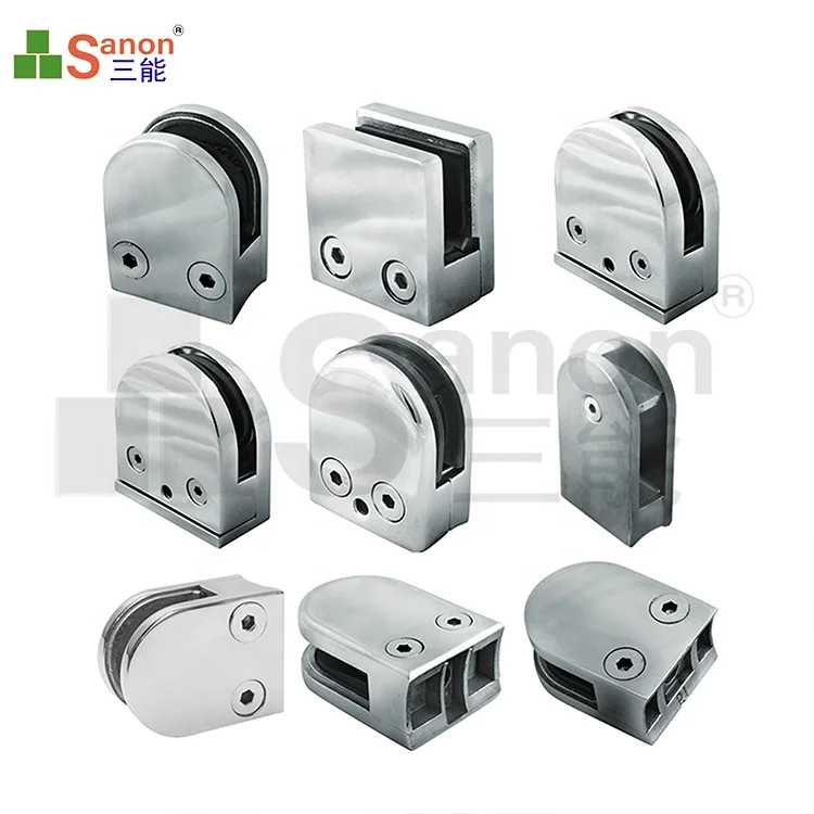 Fancy Stainless Steel Glass Wall Bracket For Holding Glass