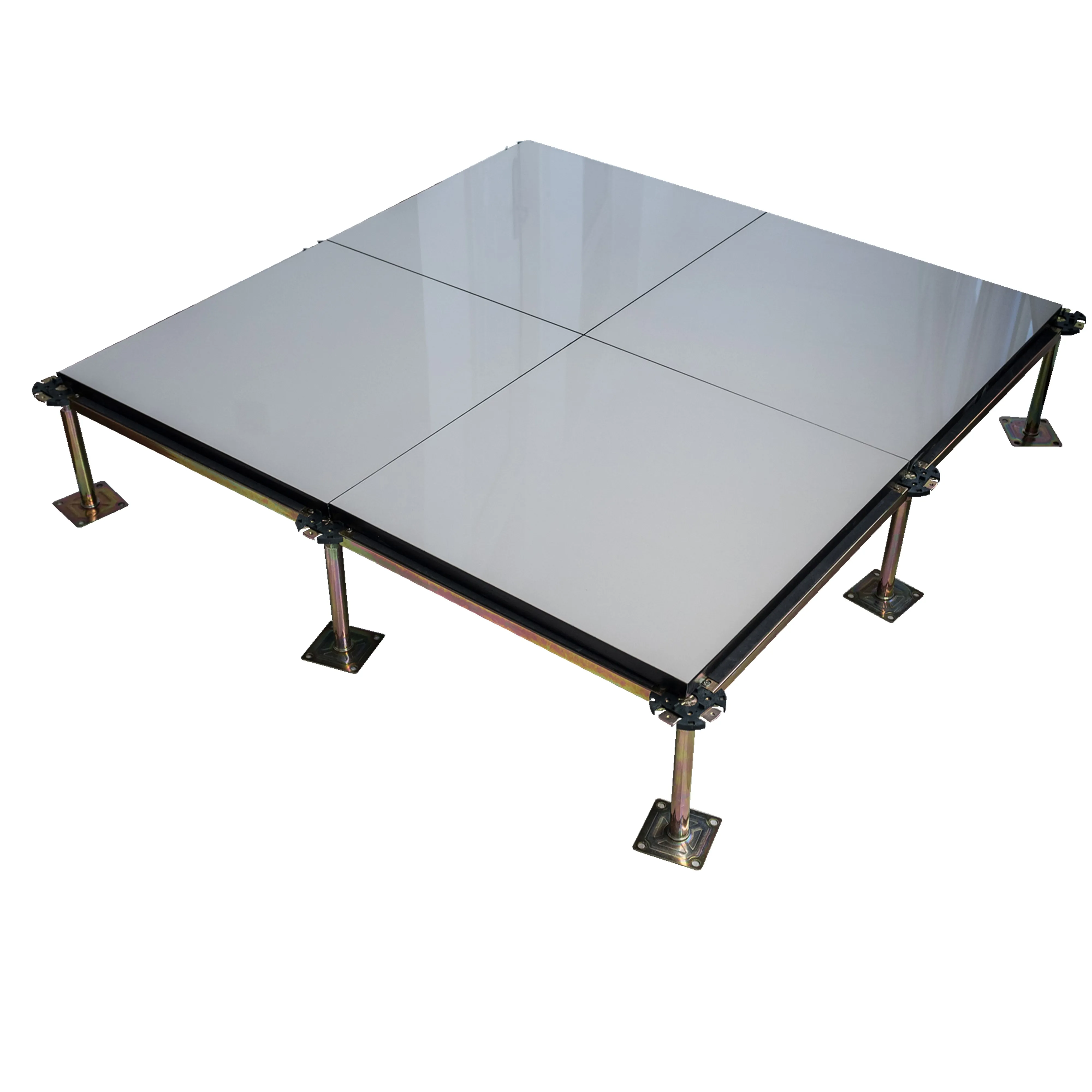 Senmai Galvanized Steel thickness Calcium Sulphate Encapsulated 600x600x30 pvc floor panels