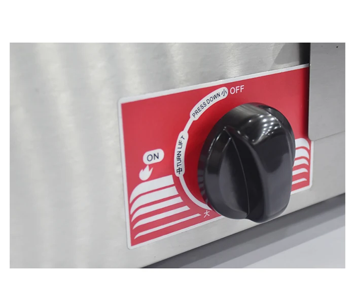 2 in 1 commercial kitchen stainless steel  equipment  Gas  griddle with fryer for sale