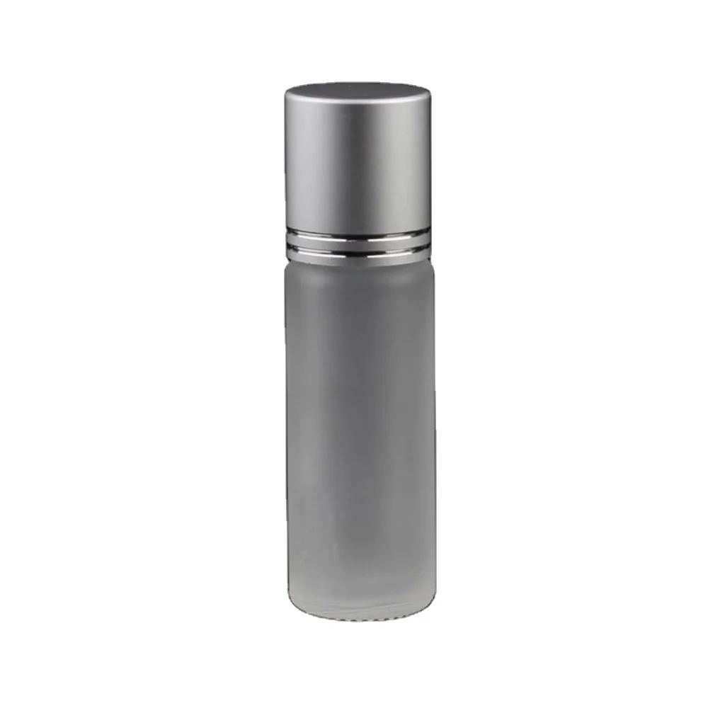 Variety Of Styles Wholesale Price 5ml 10ml 15ml 20ml 30ml 50ml Matte Black Glass Roll On Bottle With Plastic Roller Ball